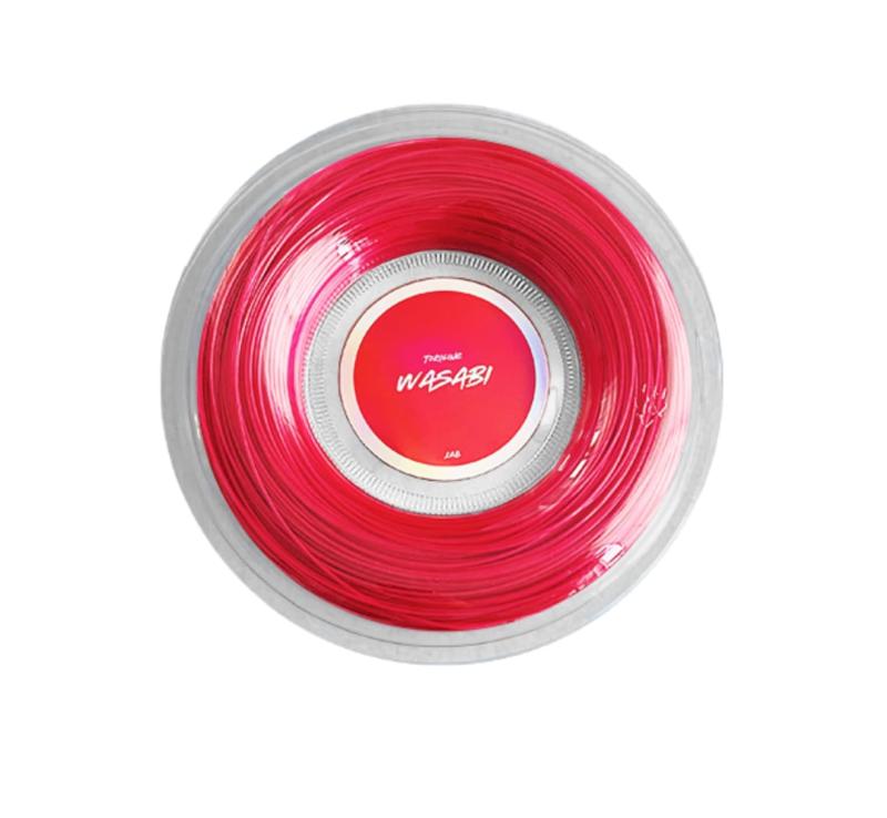 【トロライン・ロール】 Wasabi Red ワサビレッド123-テニスストリング