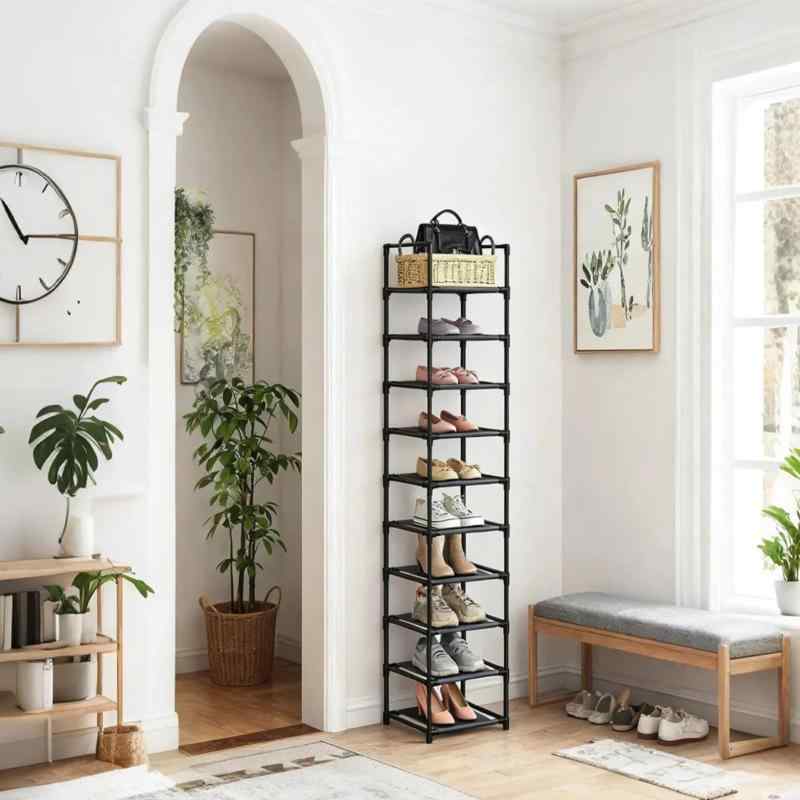 YRCBEHFU シューズラック 8段 靴収納 最新防塵版 シューズラックスリム 省スペース...