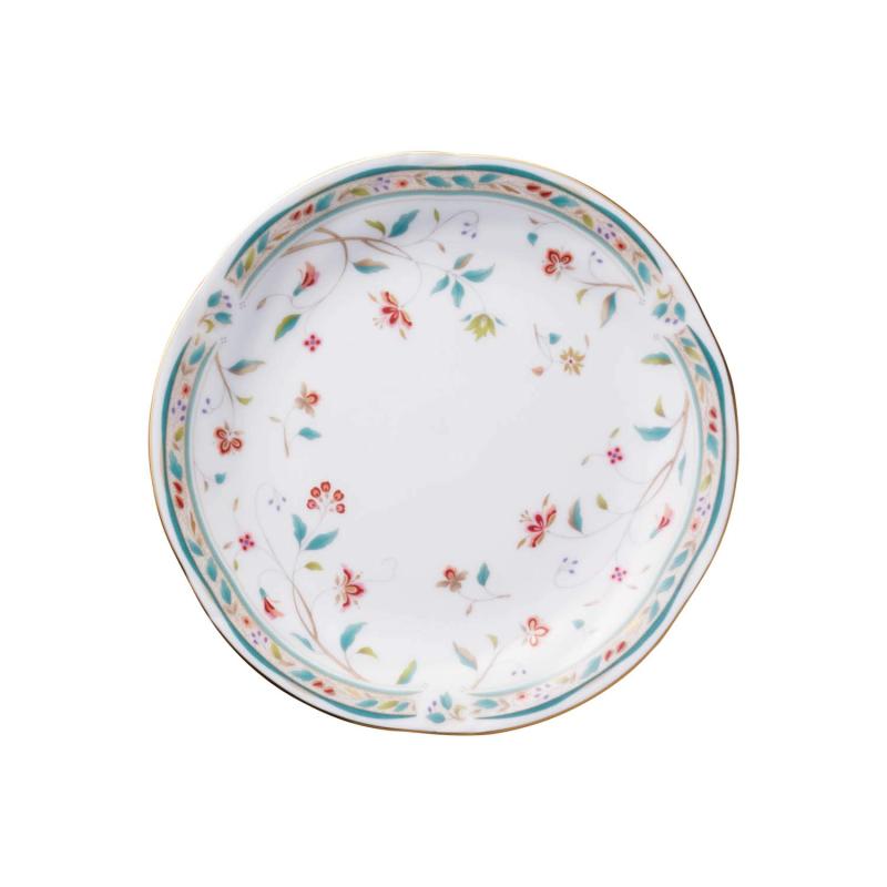 Noritake ノリタケ プレート 16cm 花更紗 1枚 ボーンチャイナ 4409L/59312A 直径約16cm・高さ約1.5cm
