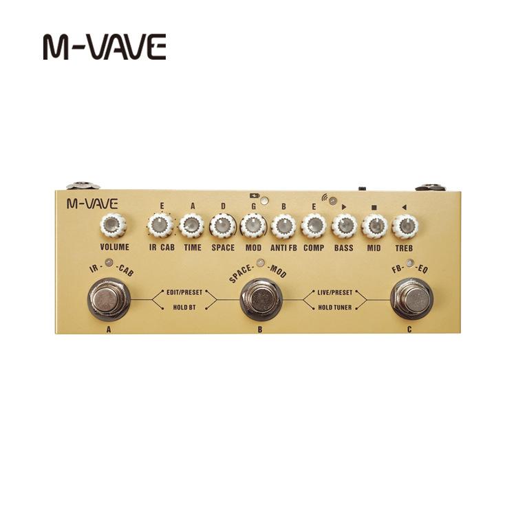 エフェクター ギター 音楽 楽器 鉄 土黄 ミニ 木製 ポータブル 充電式 録音 アクセ...