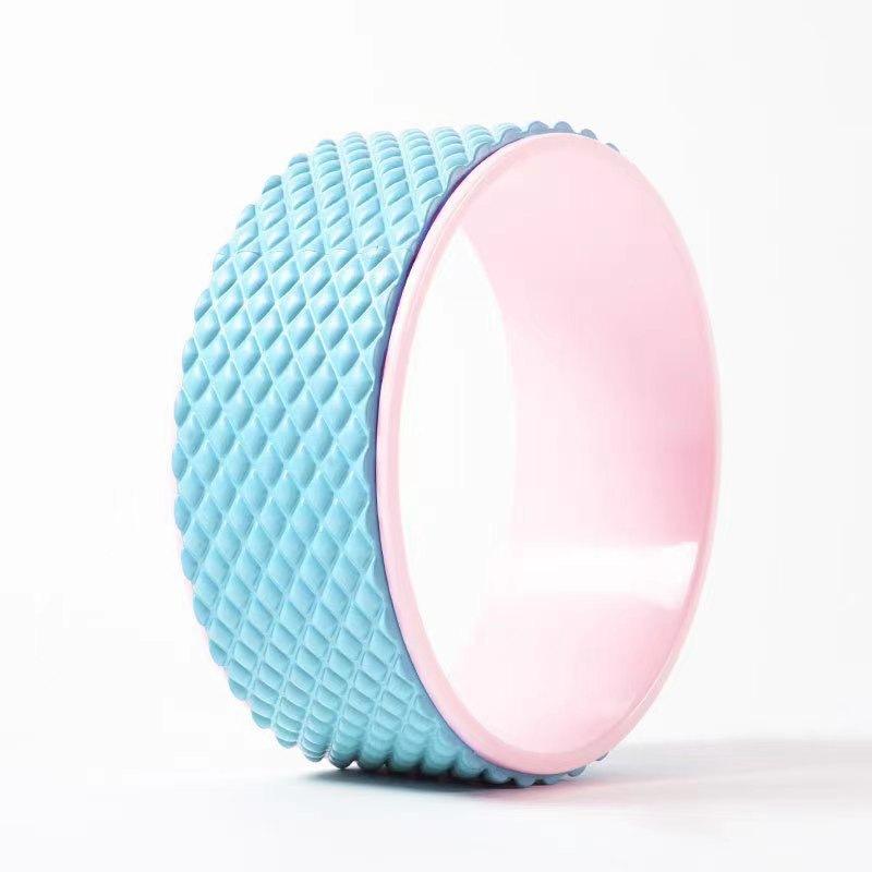 ヨガホイール 補助 ストレッチ ヨガ器具 ピラティス 初心者 フィットネス 紫 ピンク 青