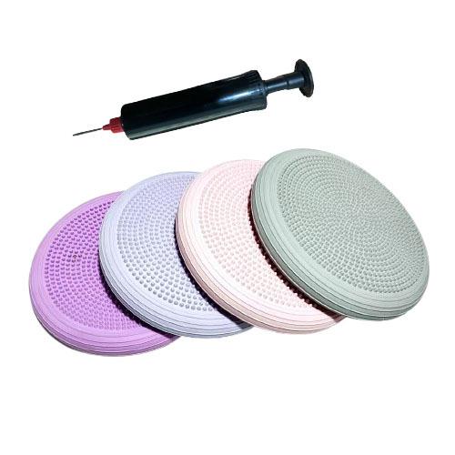 ヨガ バランスパッド PVC バランスディスク 厚手 トレーニング 足踏み マッサージ 足首 防爆 円形 ピンク 紫 青