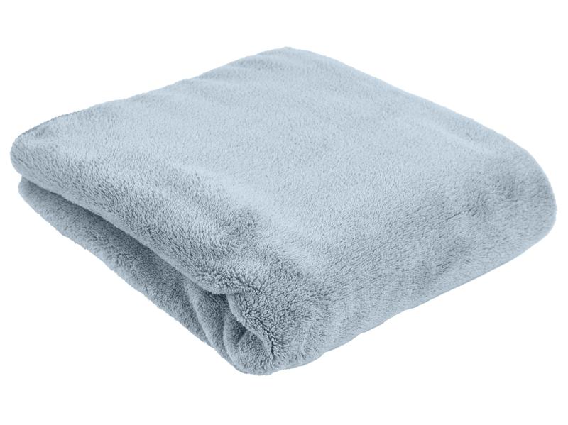 Kosugizen 日毎に (ひごとに) タオル ミニバスタオル ふんわりマイクロタッチ ブルー 50×100cm 吸水・速乾 コンパクトサイズ 1枚 AMF-1451-1BL