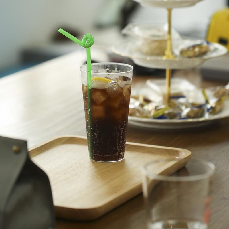 ストロー プラスチック 透明 160本 360本 180本 家用 使い捨て 果汁 ミルクティー コーラ アイス クリエイティブ