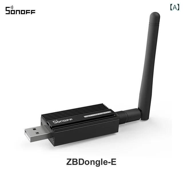 SUPERYOUのSONOFF ZBDongle P ゲートウェイ HA 2MQTT スマートホーム Zigbee ブリッジ USB ドングル インテリジェント ホーム コントロール システム スマート ホーム デバイス ホーム オートメーション 接続 デバイ｜アングル2