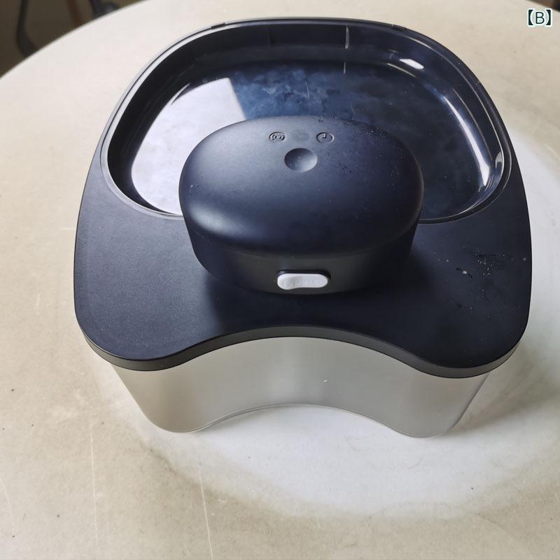 SUPERYOUのペット 食器 給水器 犬 猫 ステンレス 自動 循環 4L ホワイト ブラック ピンク｜アングル3
