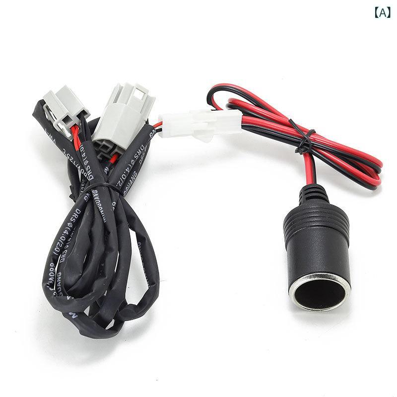 SUPERYOUの自動車 アクセサリー シガレットライター ソケット 配線 電源 12V 普通車用 取付簡単｜アングル2