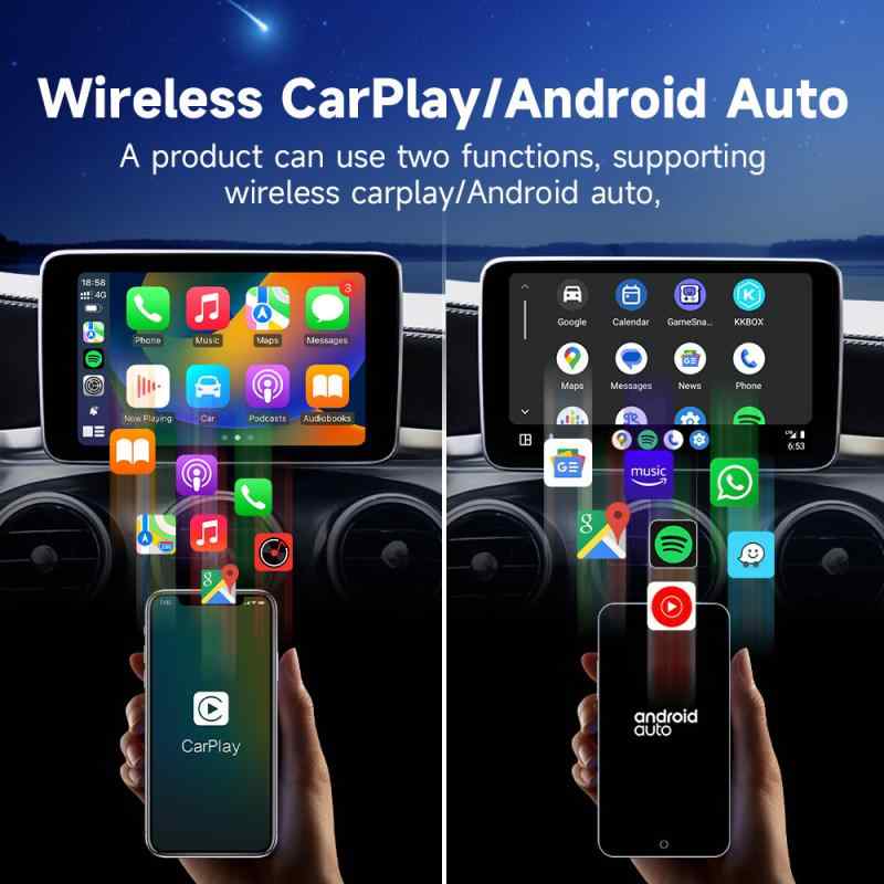 CarPlay Android Auto アダプター USB タイプC 変換 黒