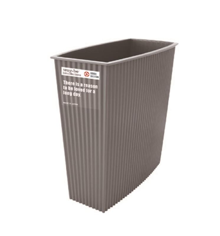 八幡化成 スリムダストボックス way-be(ウェイビー) WB-606 6L ニューグレー