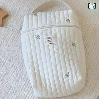 収納袋 ベビー コットン 綿 収納 多機能 巾着 ポーチ 松果 樹葉 小熊 星