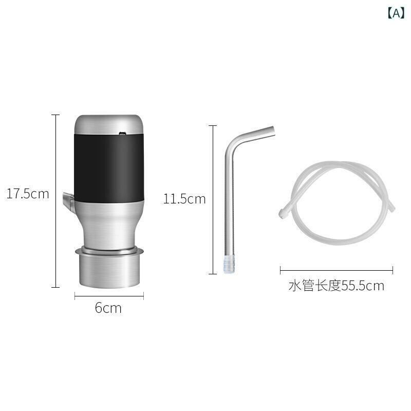 電動 ポンプ 汲み上げ器 充電式 携帯用 吸水器 定量 汲み上げ ポンプ 桶用 電動 AB...