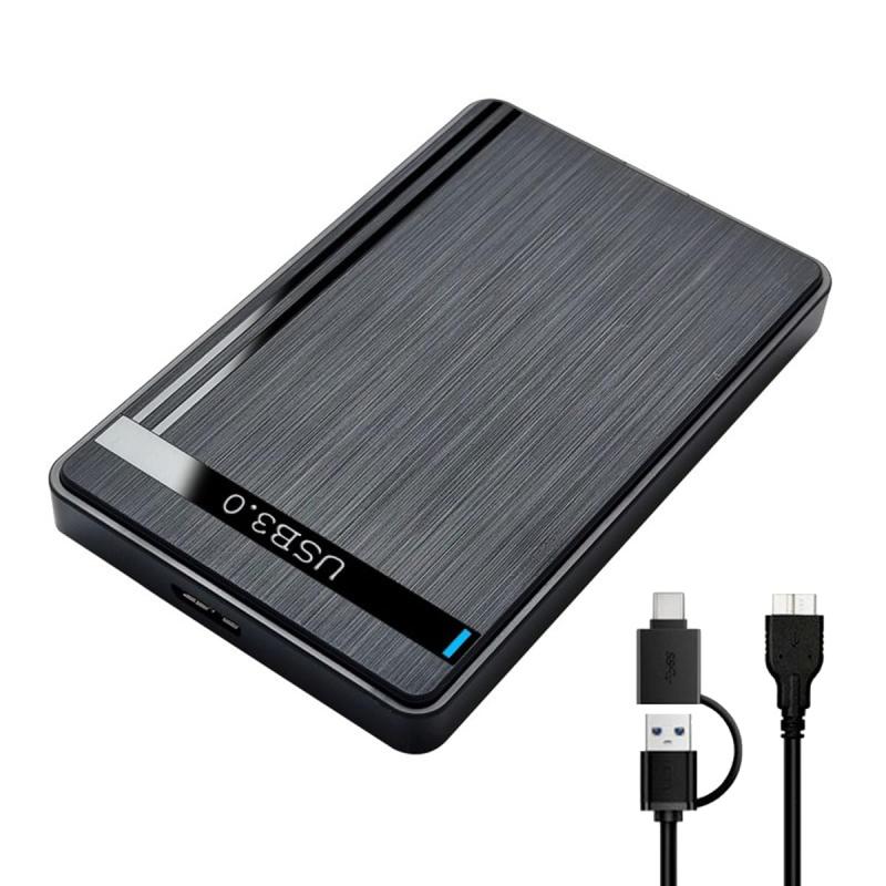 MEIKEMAN HDD/SSD Case 外付黒けハードディスクケース 2.5インチ 5Gbps高速転送速度 Type C/USB3.0 ホットスワップ対応 簡単着脱 幅広い互换性 Auto-sleep搭载 2.5インチ7-9.5mm 6TB大容量対応