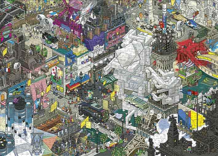 1000ピース HEYE PUZZLE ヘイパズル eBoy : Paris Quest 50×70cm 30006