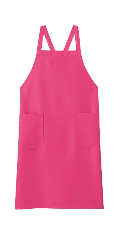 ボンマックス FK7168胸当てエプロン 9ピンク フリーサイズ