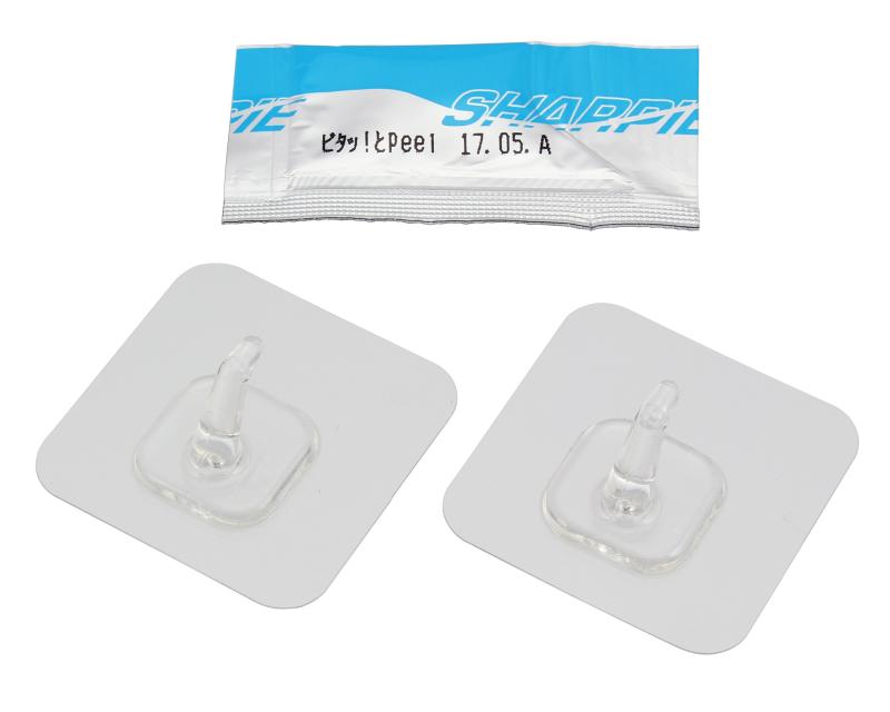 大一鋼業 穴をあけずに傷もつけない キレイにはがせる 壁紙フック 2個入り 耐荷重:約1Kg KA-Cのサムネイル