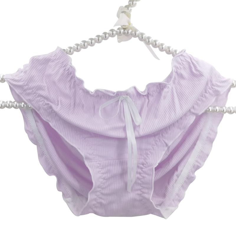 [EasyTalk] ショーツ レディース 深ばき 大きいサイズ 綿 無縫製肌に優しいパンティパンツ快適 レギュラーショーツ 女性 下着 パンツ 柔らかい お腹 すっぽり 女性 美尻 (4L, パープル)