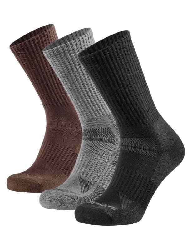 [CLOSEMATE] ハイキングソックス 靴下 メンズ 厚手 登山用 メリノウール 通気防臭・吸汗速乾 防寒 作業用靴下 パイル アウトドア トレッキング スポーツソックス 秋冬 冷え性対策 室外 暖かい