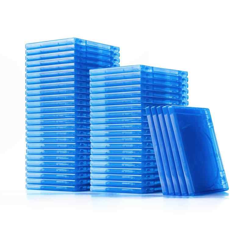 サンワダイレクト ブルーレイケース 1枚収納 25枚セット 標準サイズ ジャケット収納可能 200-FCD055