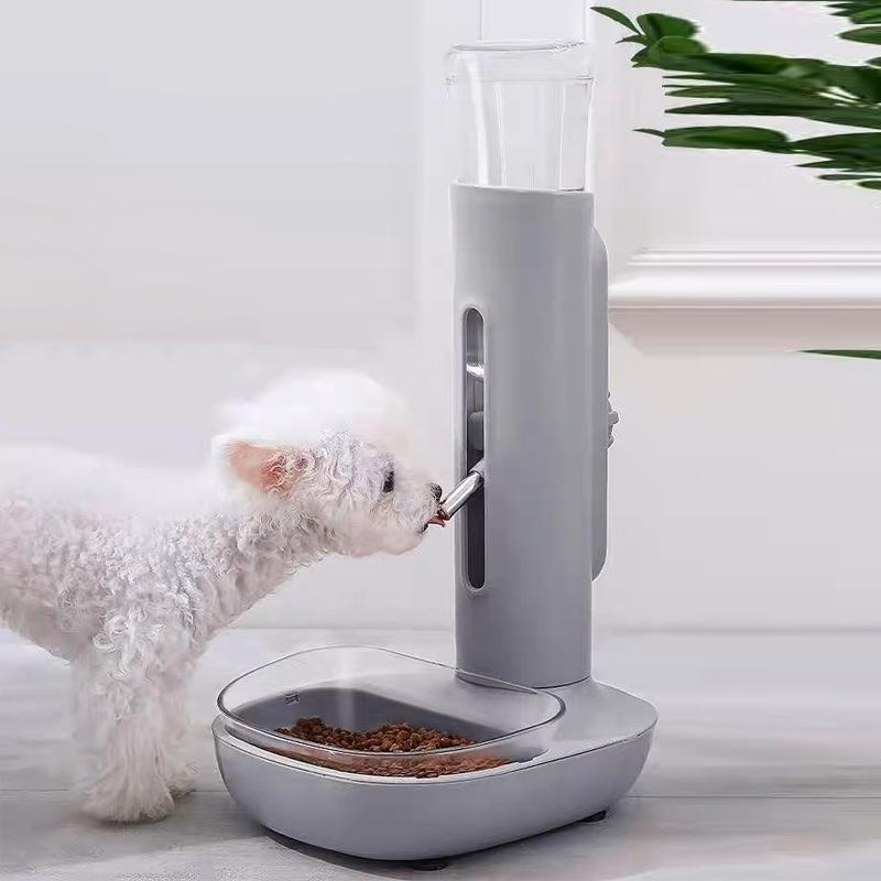 ペット 食器 自動給水器 プラスチック 猫 犬 480ml 680ml ブルー グレー オレンジ