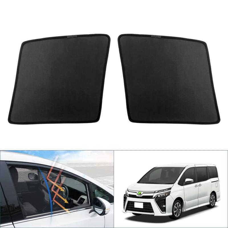 Cartist トヨタ ノア ヴォクシー 80系 メッシュカーテン NOAH WOXY 80 遮光カーテン サンシェード カーシェード 換気 UVカット マグネット式 簡単着脱 遮光 断熱 インテリア 日よけ 車種専用 アクセ