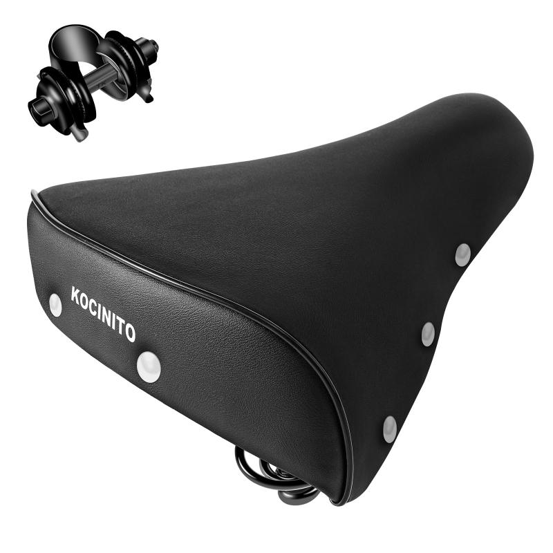KOCINITO 自転車用サドル 低反発素材 衝撃吸収設計 防水防滑 超極厚 痛くないサドル ママチャリ/電動アシスト自転車/ロードバイク/マウンテンバイク/クロスバイク対応 人間工学設計 長時間快