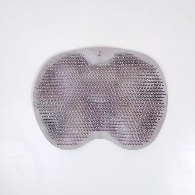 バス用品 シリコン 背中洗い ピンク ブルー 吸盤 足裏マッサージ