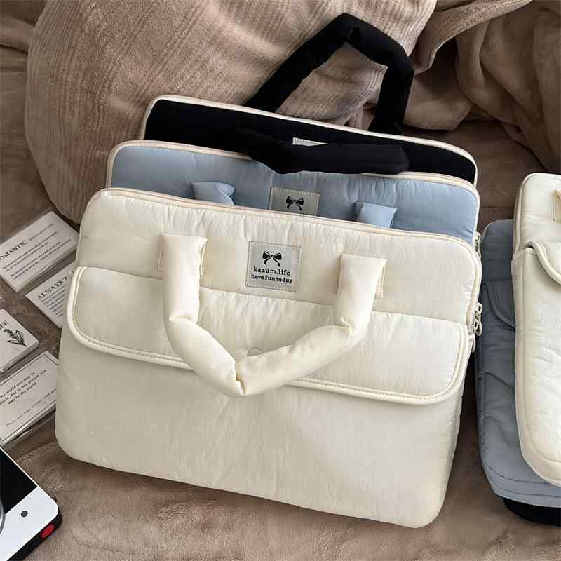 ノートパソコンケース メンズ レディース 防水 軽量 牛津布 黒 青 白 11インチ 14インチ 15インチ ファイル 収納 保護