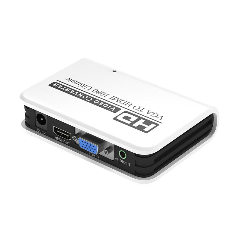 VGA HDMI 変換器 音声 白色