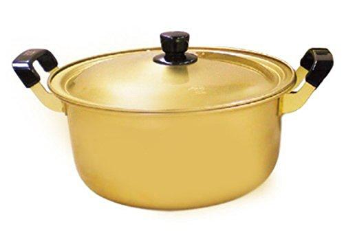 アルミ鍋 実用鍋 18cm シュウ酸 アルマイト 1.9L