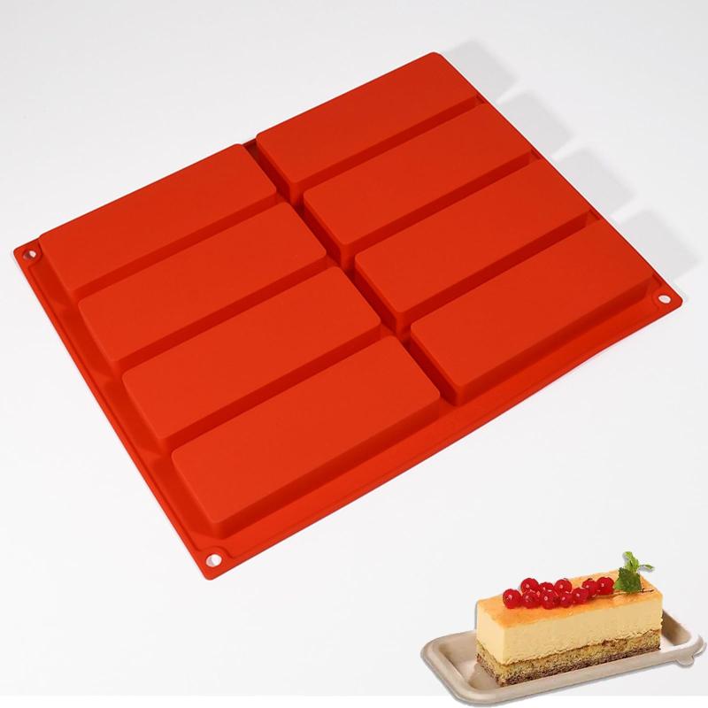 DEVENTORZ シリコン チョコレート バー型 シリコン型 長方形 グラノーラ バー シリコン型 シリコンモー..