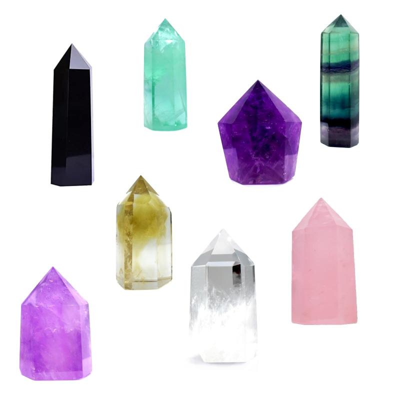 TANAKA・YA 天然水晶 ブラインド ボックス 水晶ポイント 天然石 1個 重...