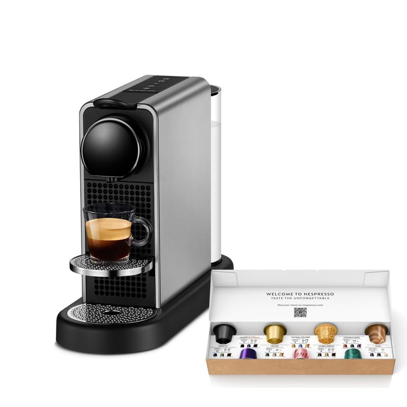 Rakuten - ネスプレッソ ORIGINAL カプセル式コーヒーメーカー シティズ プラチナム C チタン C140-TI-W