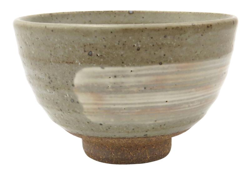 美濃焼 抹茶碗 唐津白刷毛 日本製 505-44