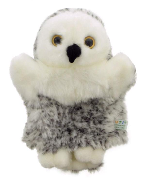 キュート販売 PUPPET COLLECTION NATURE FARM シロフクロウ ハンドパペット
