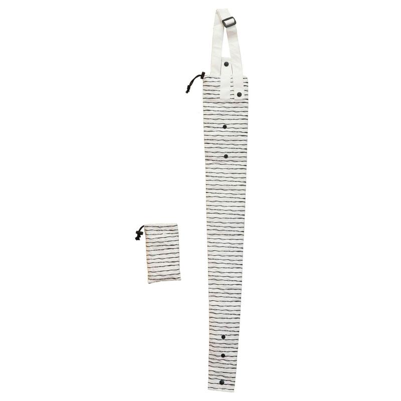 ベストコ(Bestco) 傘カバー ゼブラホワイト 長さ82.5cm 長傘 折りたたみ傘対応 車内 通勤 通学 雨天快..