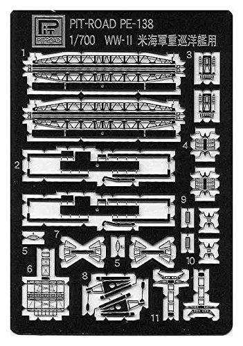 ピットロード 1/700 アメリカ海軍 重巡洋艦 ボルティモア級用 エッチングパーツ PE138