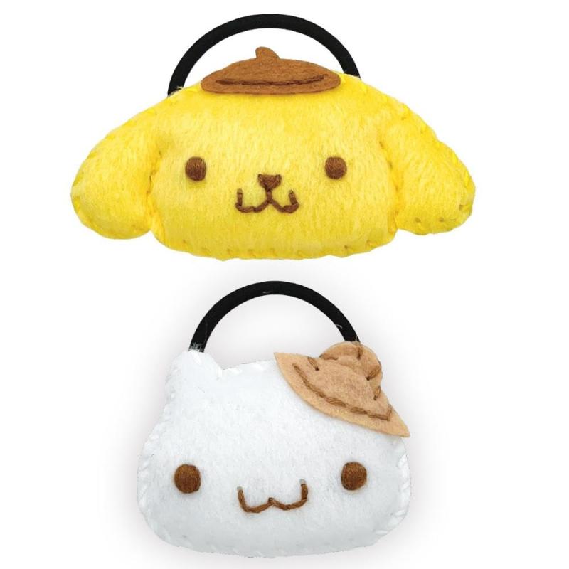 尾上萬(Onoeman) 手芸キット 『はじめてのソーイングキット ヘアゴム ポムポムプリン マフィン』