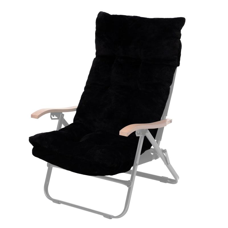 Hilander(ハイランダー) 難燃チェアカバー クライマックスローチェア用 アウトドアチェア 椅子 クッション ブラック