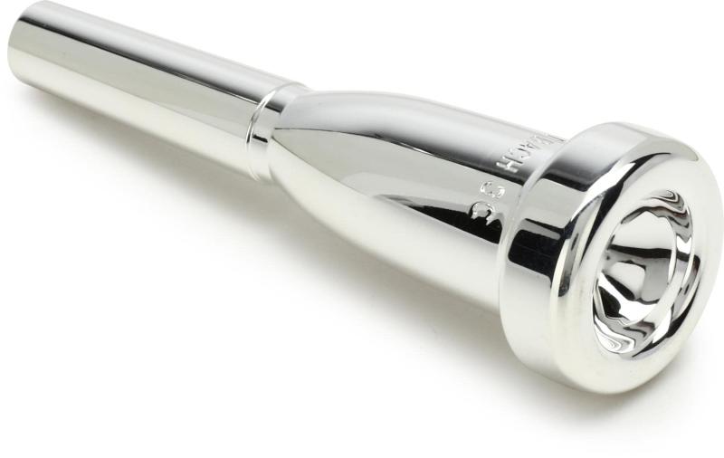 BACH バック トランペット マウスピース 3C・メガトーン 銀メッキ仕上げ(2.0)