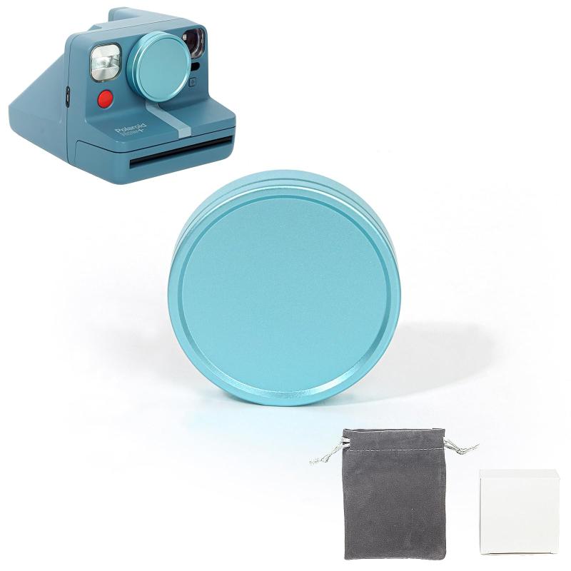 HIYQIN Polaroid Now 3rd/Now+ Gen 2nd/3rd用レンズキャップ、アルミ合金レンズカバー、Now 3rd/Now+ 2nd/3rdインスタントカメラ用、防塵&傷防止 - ブルー
