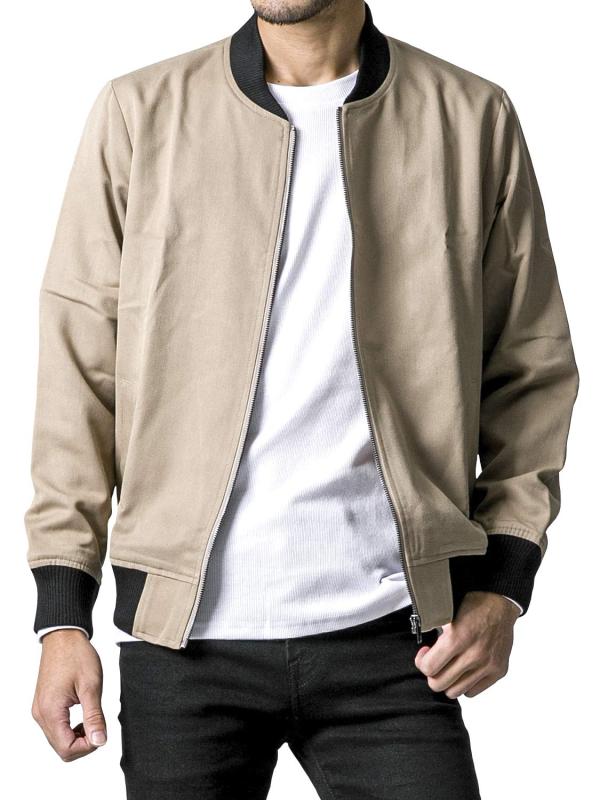 [liberte riche] リベルテ リッシュ MA-1 エムエーワンジャケット メンズ フライトジャケット ミリタリー ブルゾン アウター 秋服 冬服 ベージュ 2XL