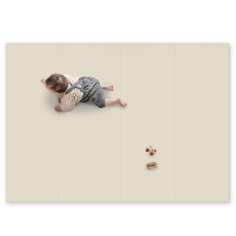 (ケラッタ) プレイマット シームレス 折りたたみ 赤ちゃん すき間ゼロでお手入れらくらく 床暖房 1級防音 防水 厚手