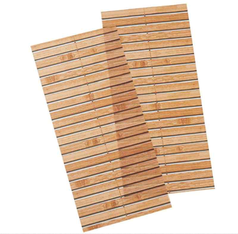 コジット 工具不要 賃貸でも 部屋がおしゃれに変身 水で貼れるUVカットシート 2枚組 ウッドブラインド