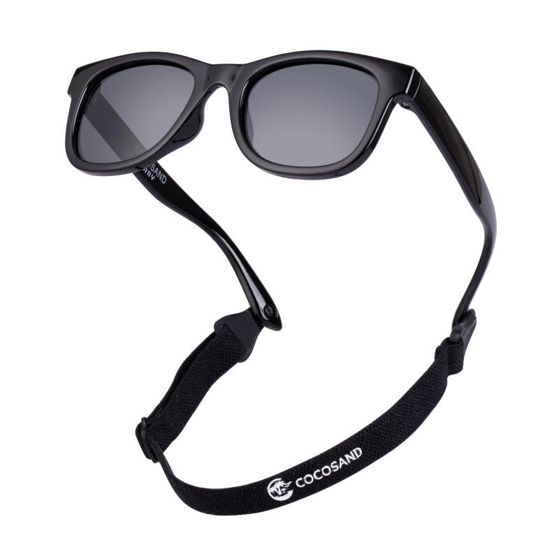 [COCOSAND] 子供用サングラス 偏光レンズ 赤ちゃん用 TPEフレーム バンド式 UV400 紫外線対策 UVカット