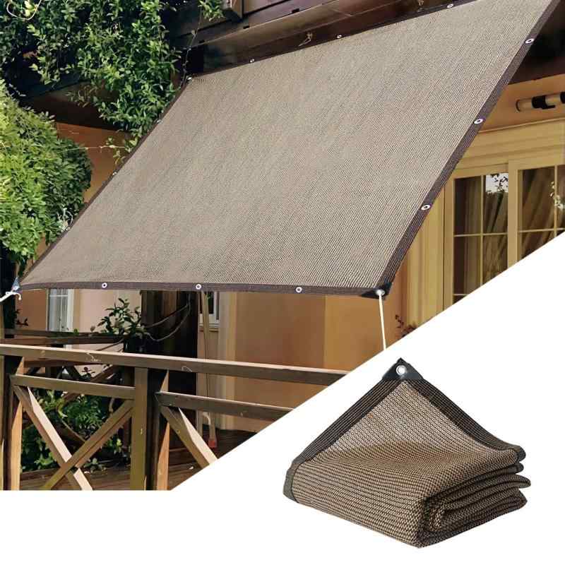 Haikawi 日除けシェード 2mx8m 日よけスクリーン 日除け オーニング シェード 目隠し 遮光ネット UVカット 取り付けも簡単 高密度ポリエチレン 家/廊下/庭下/屋外 バルコニーサンシェード ひよ