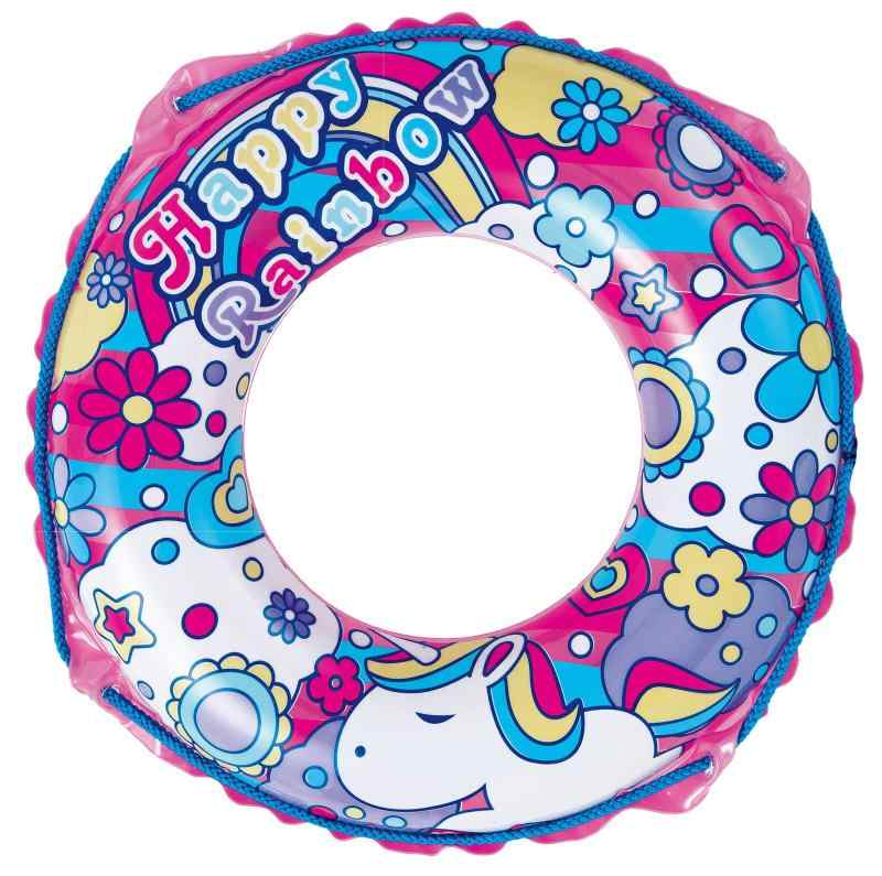 リブライト 東京ローソク 浮輪50cm ハッピーレインボー ピンク 081814-WR00710