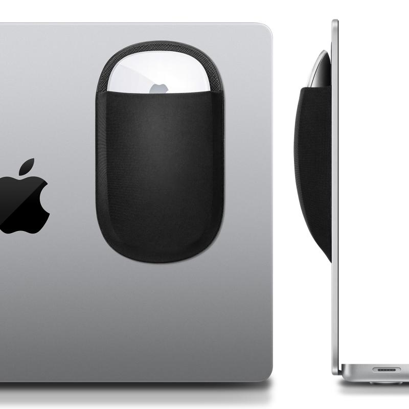 Lacdo ユニバーサルスティックオンマウスポーチ、スリムマウスホルダー、マジックマウス1 2のケース、..