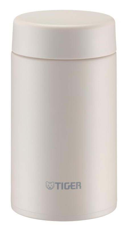 【パッキン一体型モデル】タイガー 魔法瓶 スープジャー 真空 断熱 フードジャー 750ml 保温 弁当箱 食器洗い乾燥機対応 広口 まる底 イーグレットホワイト MKL-W075WK