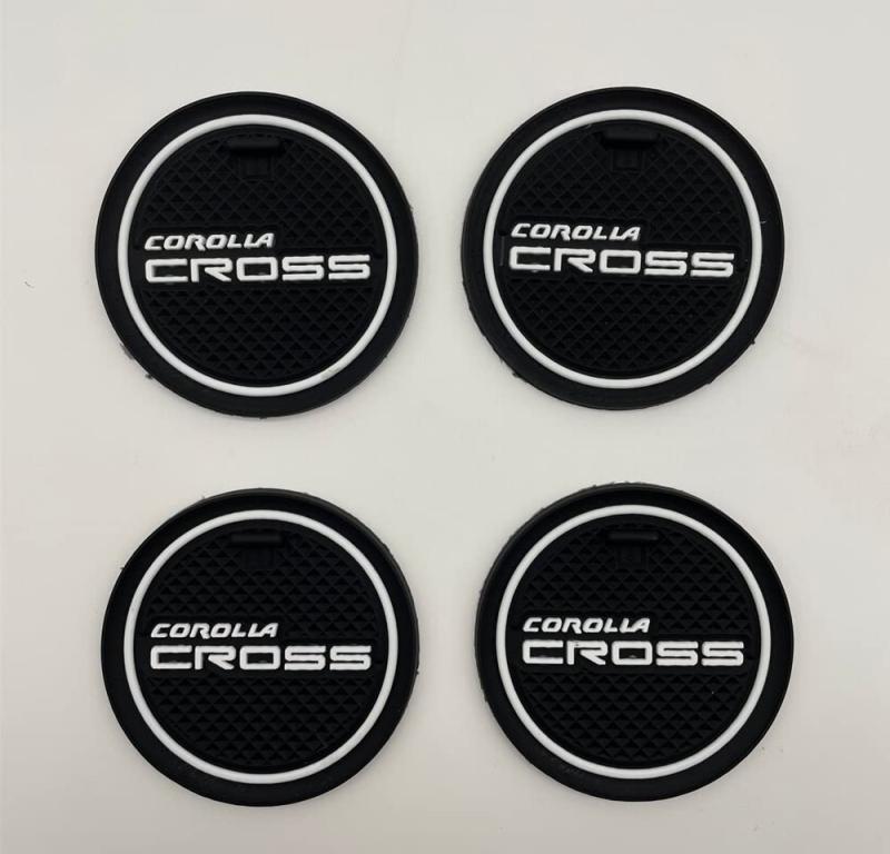 MEKOMEKO 新型 トヨタ カローラクロス 専用 インテリアラバーマット 車種専用設計 ドアポケットマット ゴムマット フロアマット コンソールマット ドレスアップパーツ 内装パーツ アクセサリ