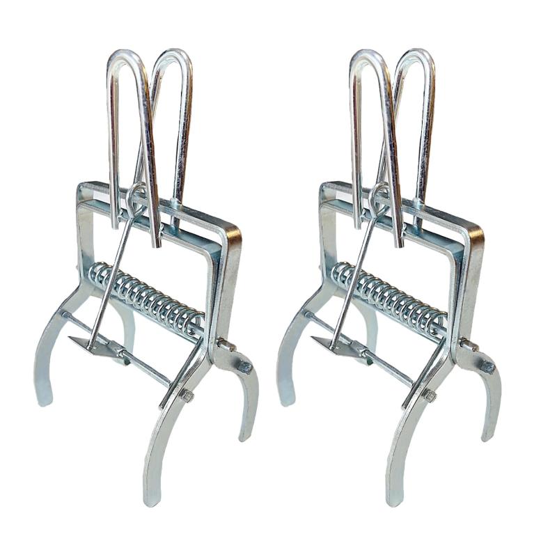 ONESORA モグラ捕獲 モグラ駆除クリップトラップ 【2個セット】 地中埋め込み 設置簡単 モグラ撃退 撲滅に モグラ捕獲器